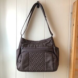 LUG Brown Gallop Adj Strap Shoulder Crossbody Bag
